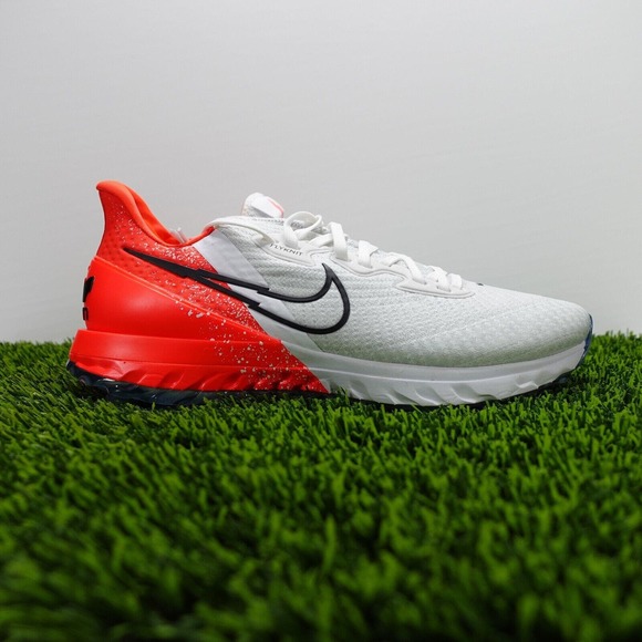 Nike Air Zoom Infinity Tour Golf White Black Red CT0541 124 Mens Size 8 Wide main image 6